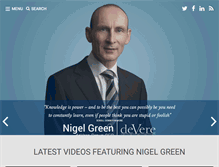 Tablet Screenshot of nigel-green.com